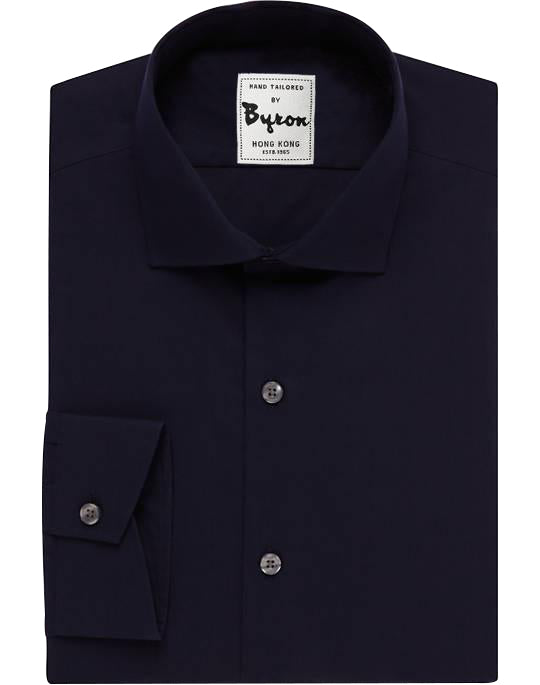 Esquire Navy Solid Shirt