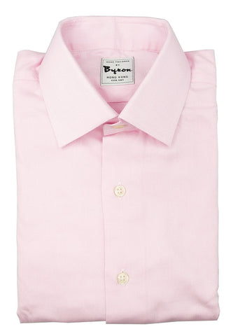 Pink Fine Point Shirt Forward Point Collar 2 Button Cuff