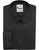 Black Solid Shirt, Hidden Button Down Collar , Standard Cuff