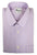 Lavender Micro Check Shirt, Rounder Collar, Standard Cuff