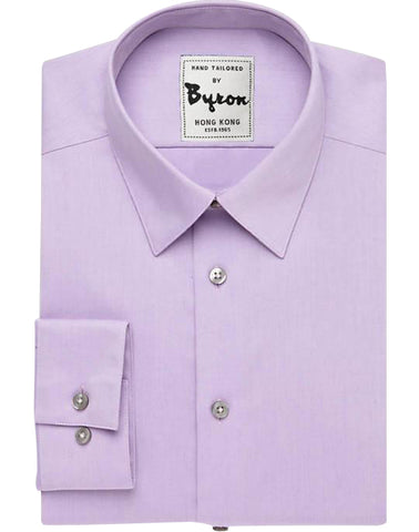 Lilac Color, Forward Point Collar, Standard Cuff