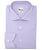 Lilac Solid Shirt Medium Spread Collar Rounded Cuff