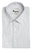 Light Grey Micro Herringbone Check Shirt, Medium Point Collar, Angled Cuff