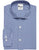 Navy Gingham Shirt English Spread Collar Angled Cuff