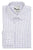 Navy & Lt. Grey Gingham Shirt, Forward Point Collar, Angled Cuff