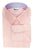 Pink Oxford Shirt, Round Club Collar, Blue Trim on Collar and Cuff