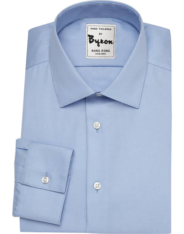 Skyblue Solid Shirt, Forward Point Collar, Standard Cuff