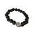 Wooden Bead Bracelet with charrm